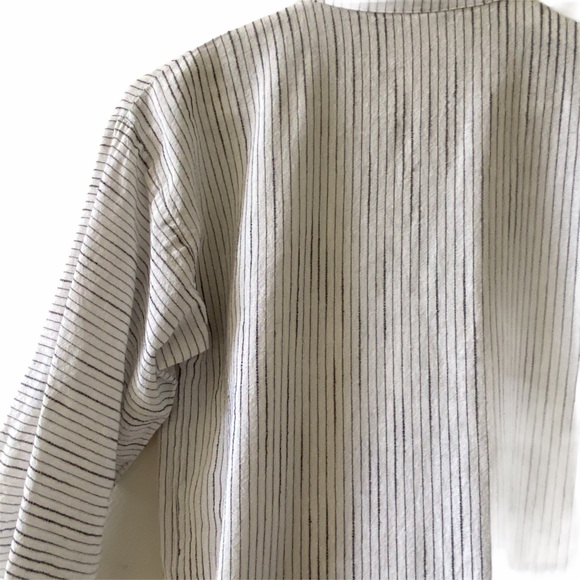 Kimono Style Linen Wrap Dresss - Picture 4 of 4